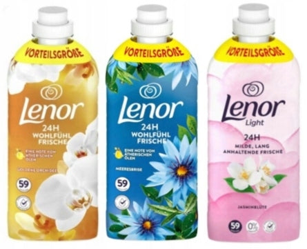 LENOR PERFUME Softener 1.23L (1239ml ) set of 3
