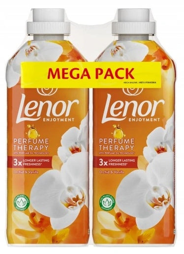 LENOR RINSE LIQUID GOLD Vanilla & Orchid Duopack 2 x 756ml= 1.5L