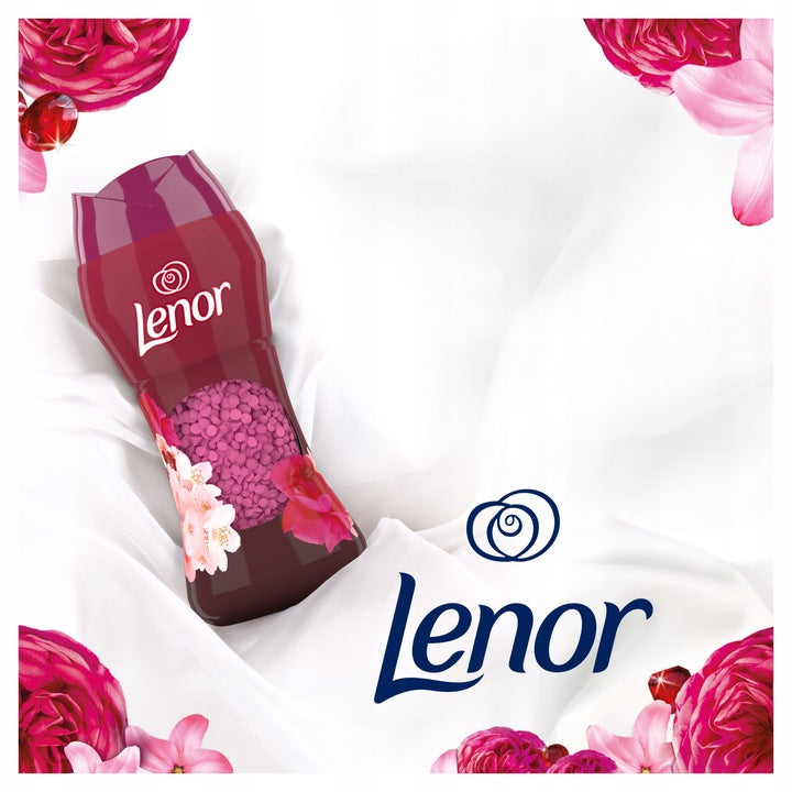 LENOR UNIVERSAL FRAGRANCE PEARLS FOR WASHING BEADS RUBY JASMIN ROSE 6x195g Brand Lenor