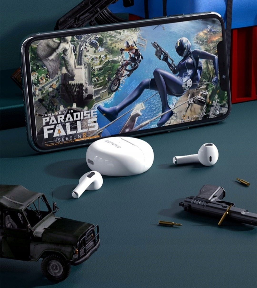 LENOVO HT38 TWS TOUCH POWERBANK USB-C WIRELESS EARBUDS Manufacturer code Lenovo HT38