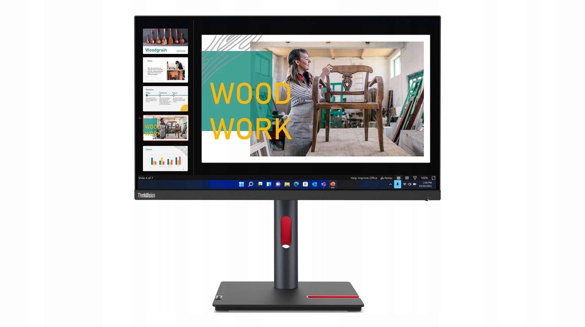 LENOVO ThinkVision P24q-30 23,8-inch HDMI DP 4xUSB 3.2 monitor