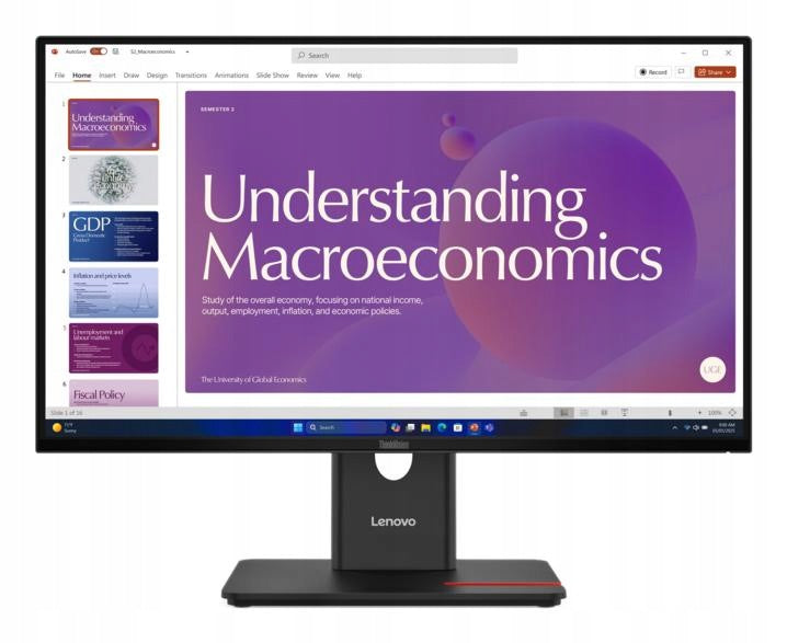 LENOVO ThinkVision T24D-40 23.8 FHD IPS 120Hz Eye Comfort EyeSafe Monitor