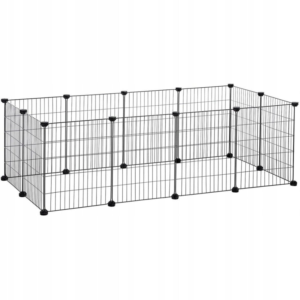 LEOBERT MODULAR METAL PLAYPEN WITH NON-SLIP