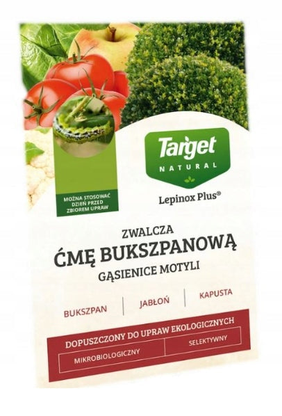 LEPINOX 10g BOXWOOD MOTH FIGHTS BOXWOOD MOTH CATERPILLARS ECO-FRIENDLY