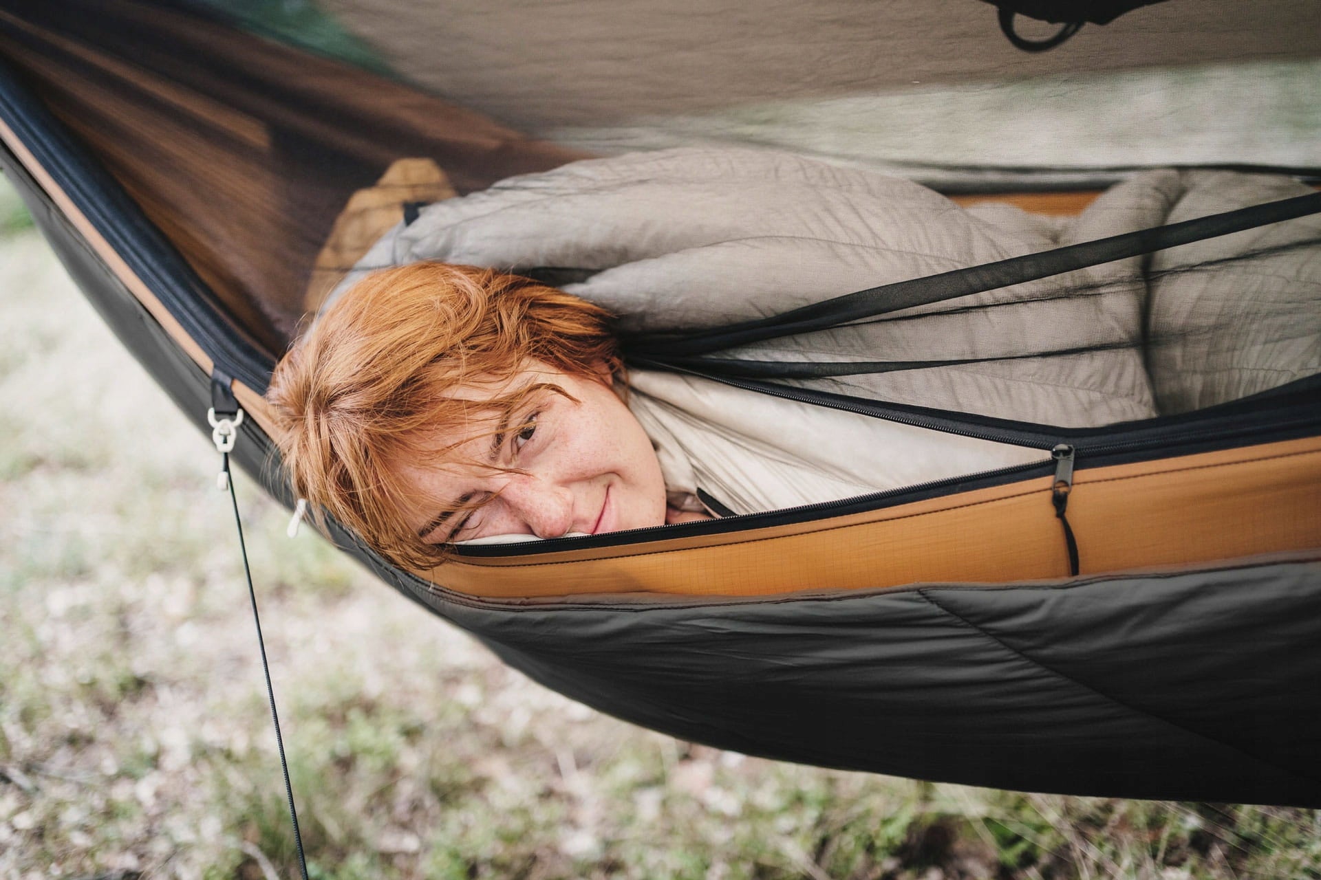 LESOVIK OTUL hiking hammock lining comfort from -4°C to 8°C. Material width 110 cm