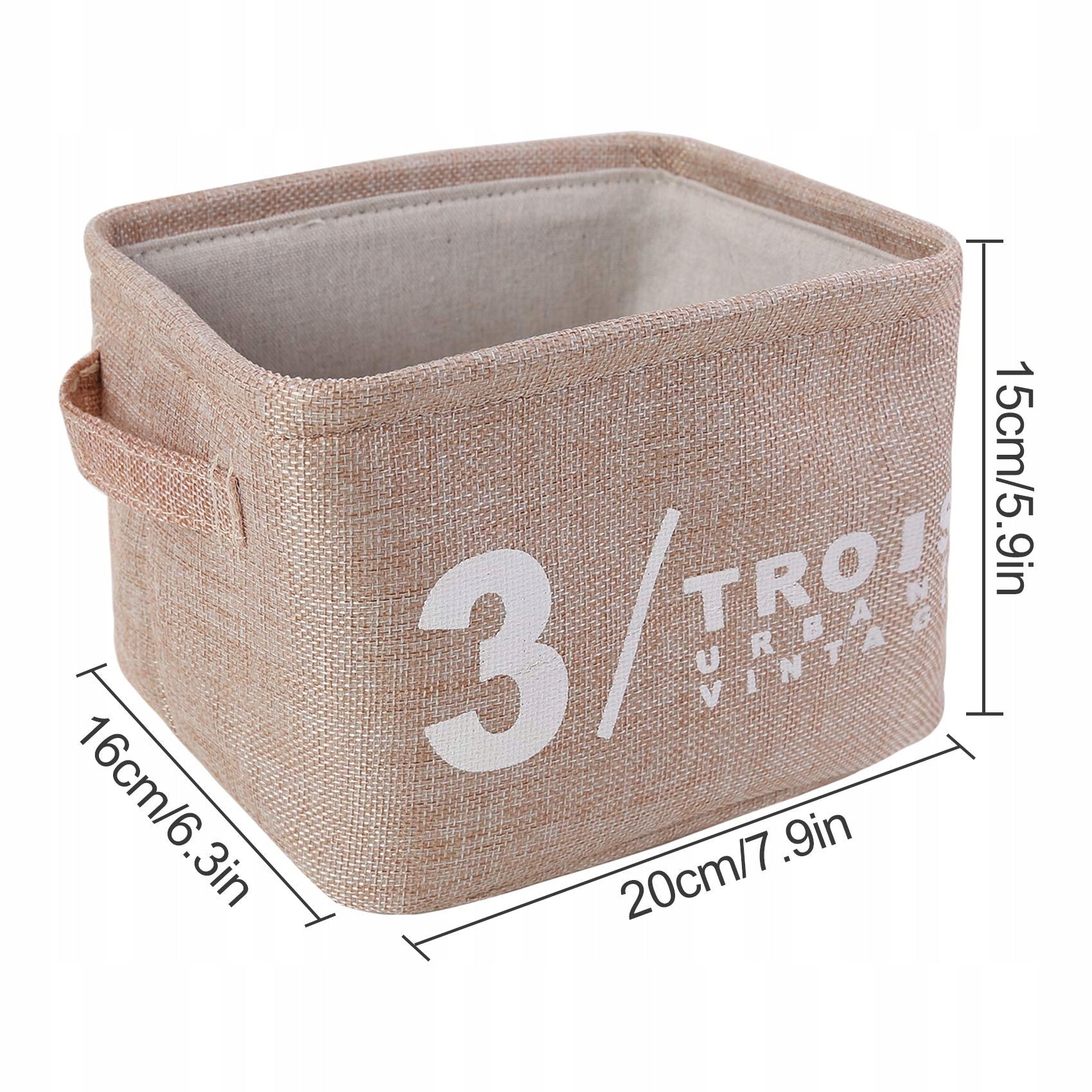LESSMO Storage Baskets Set of 4 with Handle Manufacturer code 738628279743