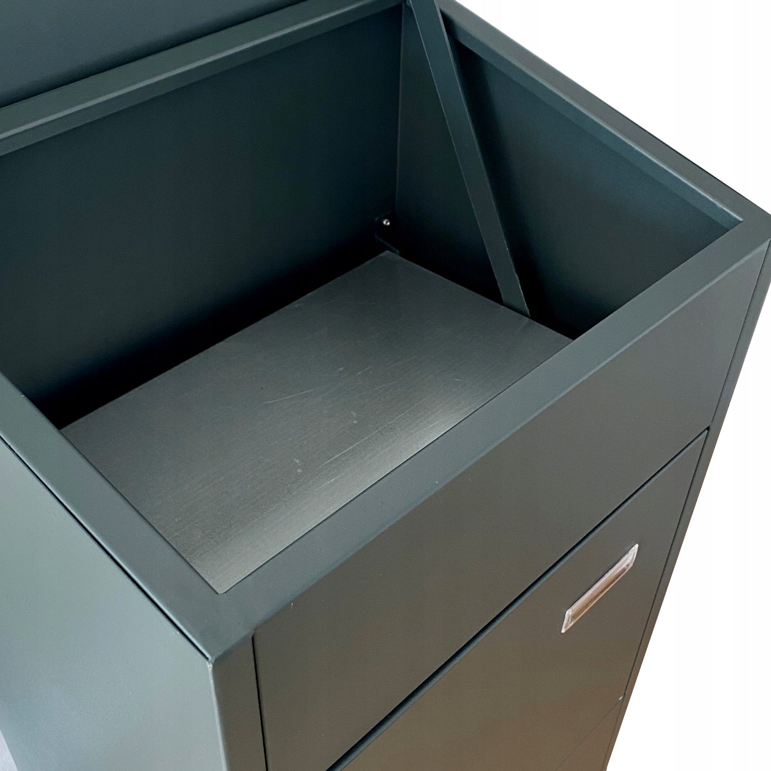 LETTER BOX PARCELS COURIER SHIPPING LARGE DROPPING STORAGE ANTHRACITE XXL Product depth 29 cm