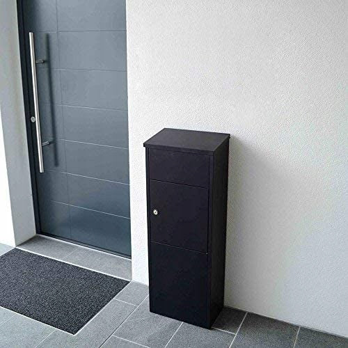 LETTER BOX PARCELS COURIER SHIPPING LARGE DROPPING STORAGE ANTHRACITE XXL Product height 89.5 cm