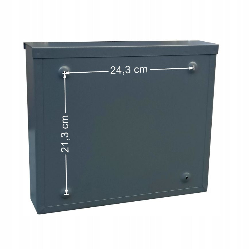 LETTERBOX BLACK T11 - POLISH PRODUCT - MAILBOX Product height 30 cm