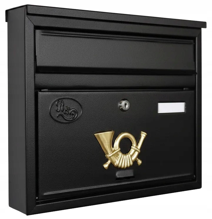LETTERBOX BLACK T11 - POLISH PRODUCT - MAILBOX