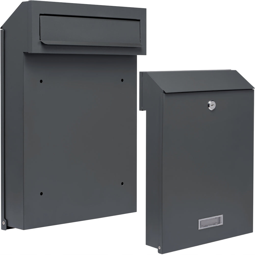 LETTERBOX FOR FENCE STEEL ANTHRACITE MATT 3 KEYS EAN (GTIN) 5904533522785