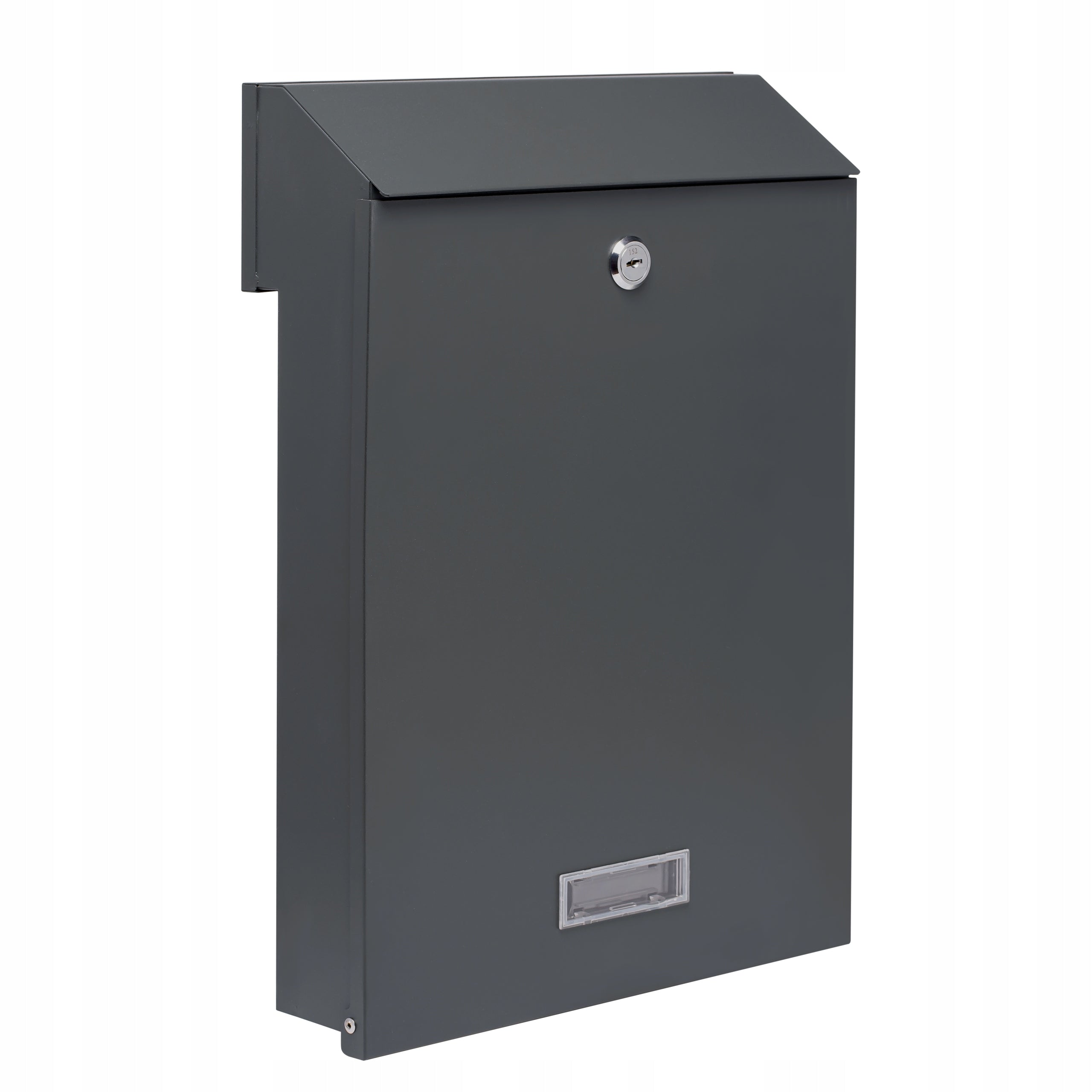LETTERBOX FOR FENCE STEEL ANTHRACITE MATT 3 KEYS Shade charcoal