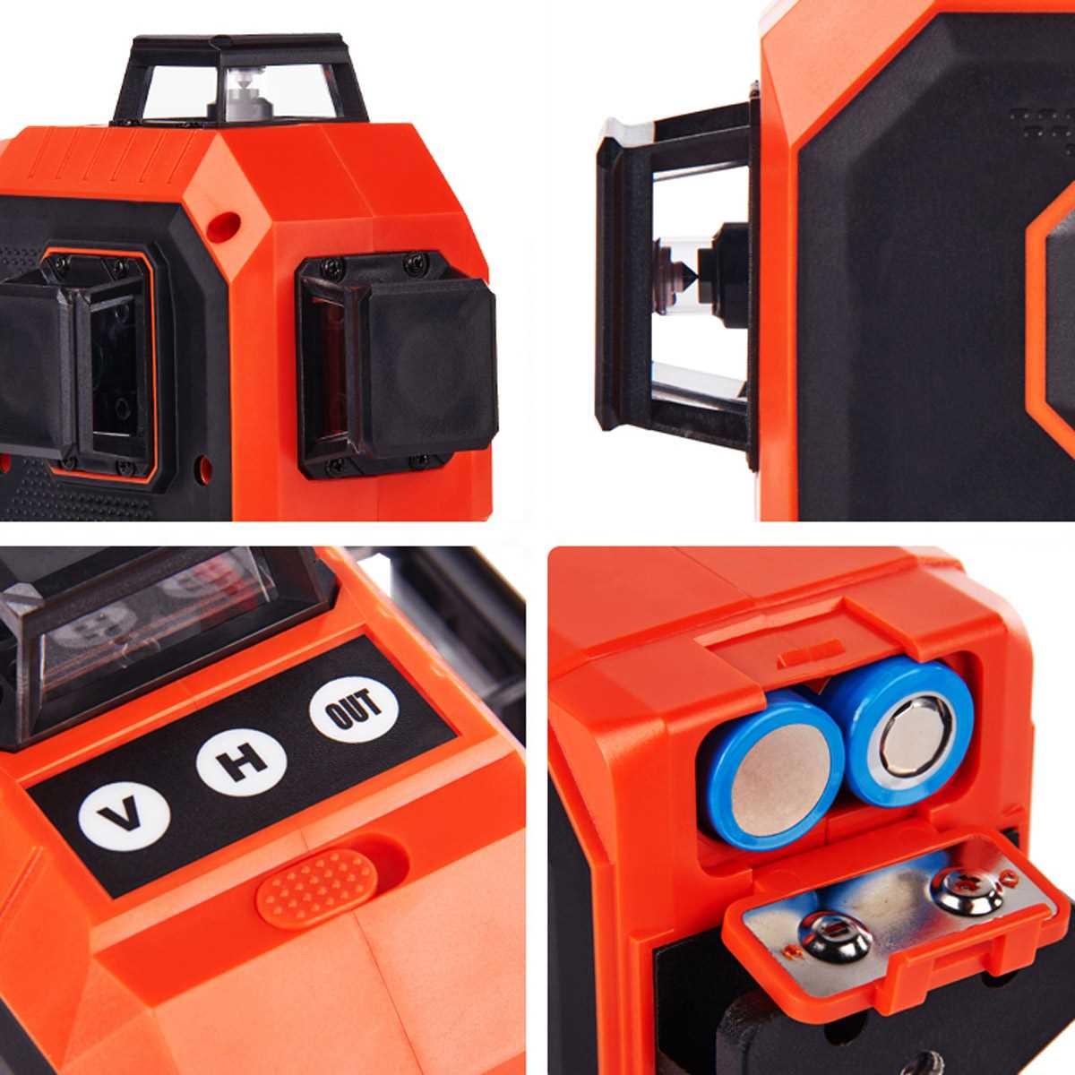 LEVEL LASER CROSS LASER 360 SELF-LEVELING 4D PRO GREEN Brand Heckermann