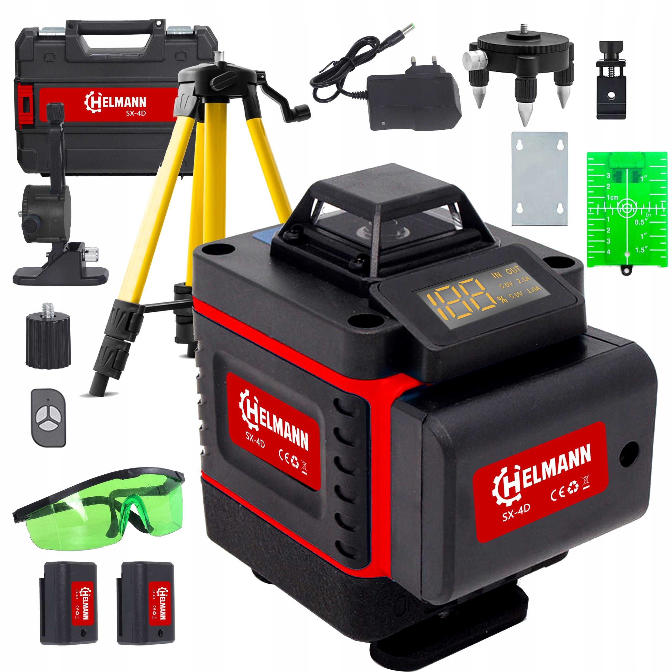 LEVEL LASER LEVEL 4D 16 LINE CROSS 360 LASER TRIPOD KIT Packaging status original