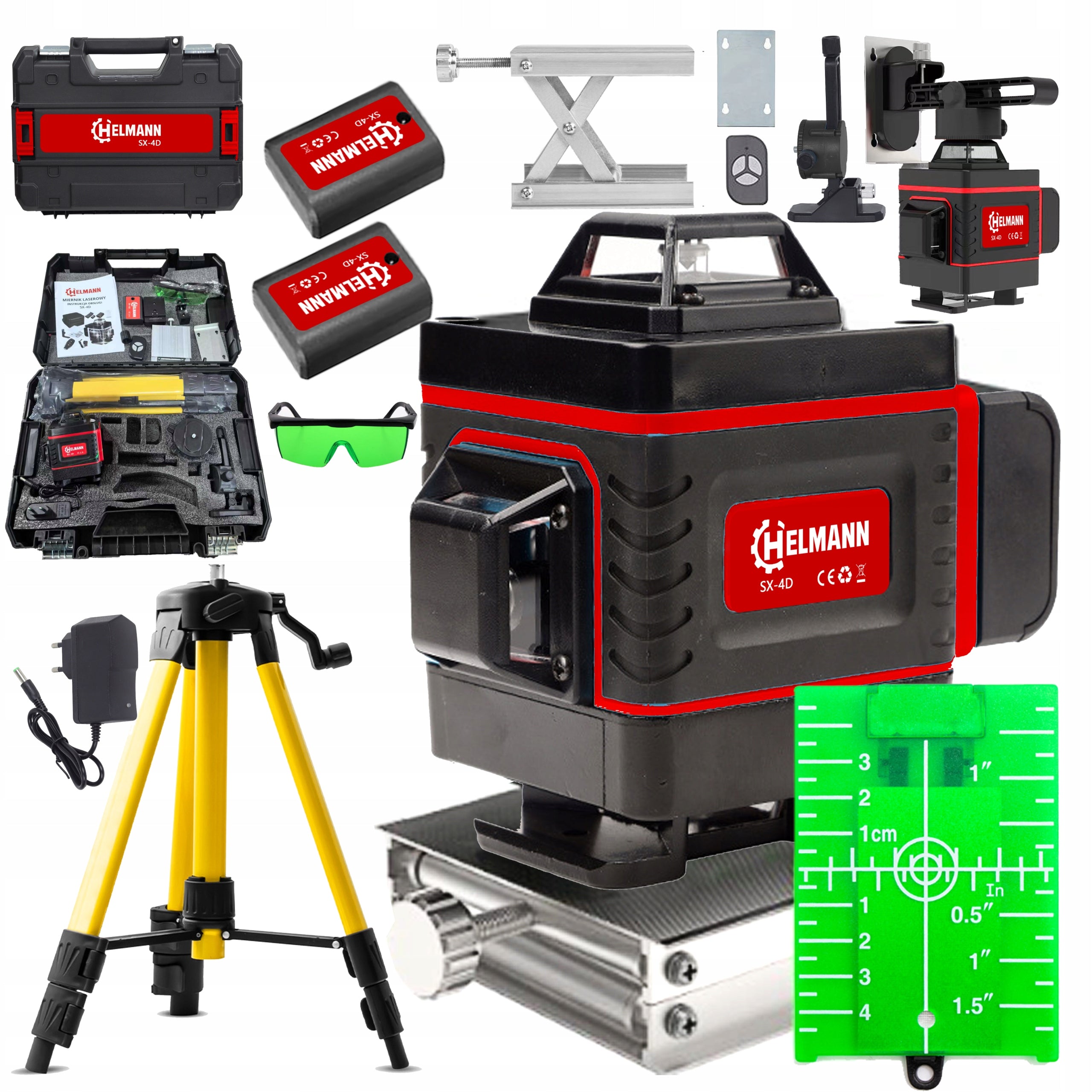 LEVEL LASER LEVEL 4D 16 LINE CROSS 360 LASER TRIPOD KIT