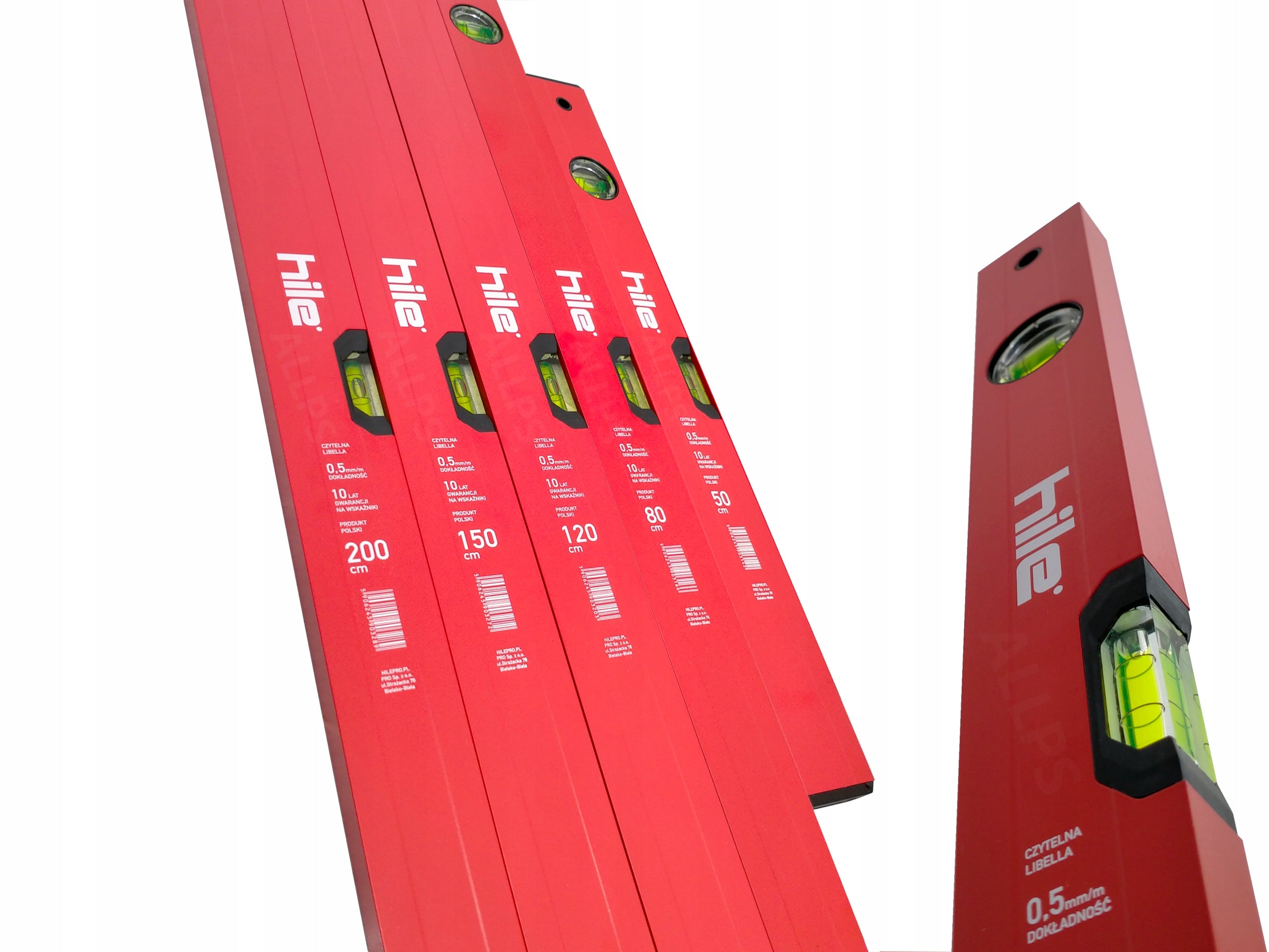 LEVEL SET PRO HILE 50-200cm 5pcs ALUMINUM