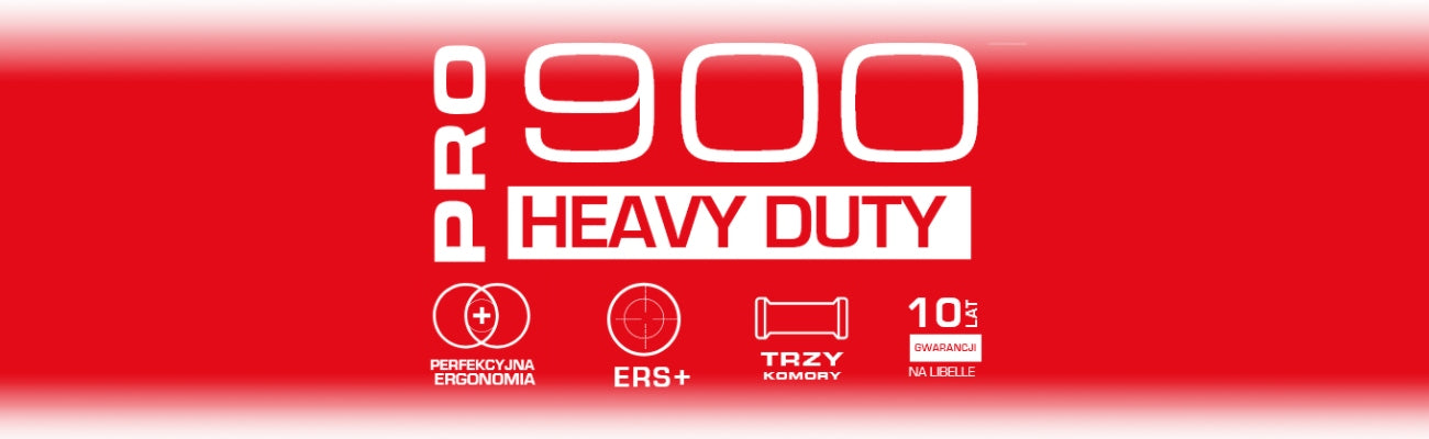 LEVELS SET HEAVY DUTY PRO900 RED 6pcs 80-200cm Number of vials 3