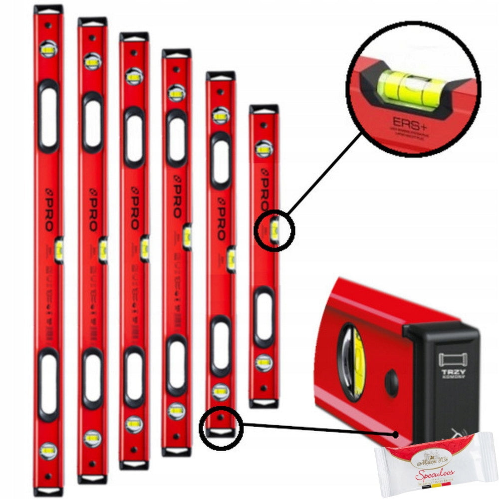LEVELS SET HEAVY DUTY PRO900 RED 6pcs 80-200cm