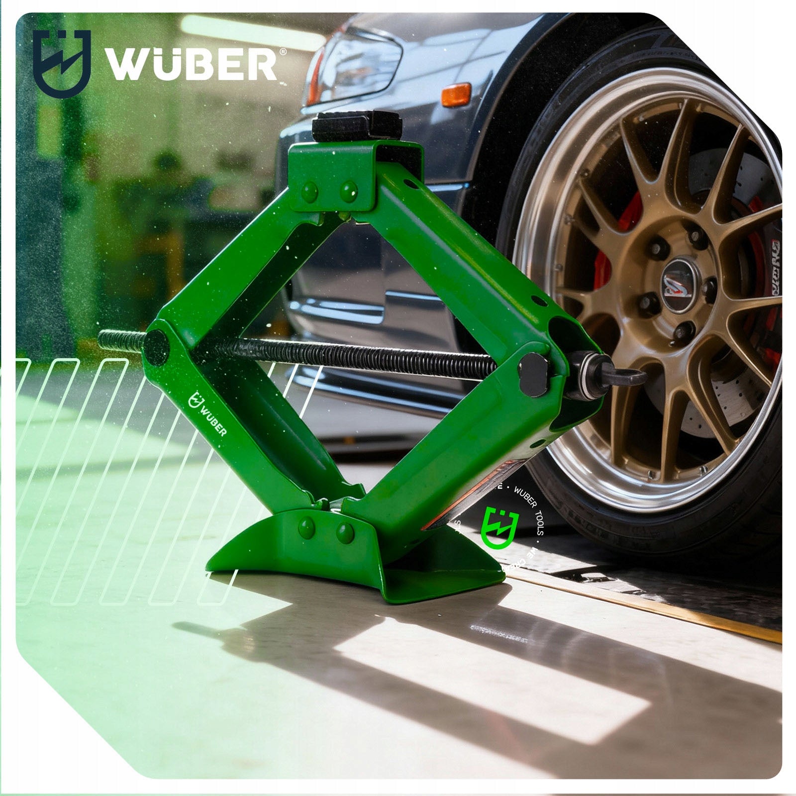 LEVER CAR LIFT 120-415 mm TRAPEZOIDAL FOR WHEEL REPLACEMENT TRAPEZOID 2T Manufacturer code W22023 PODNOŚNIK TRAPEZOWY
