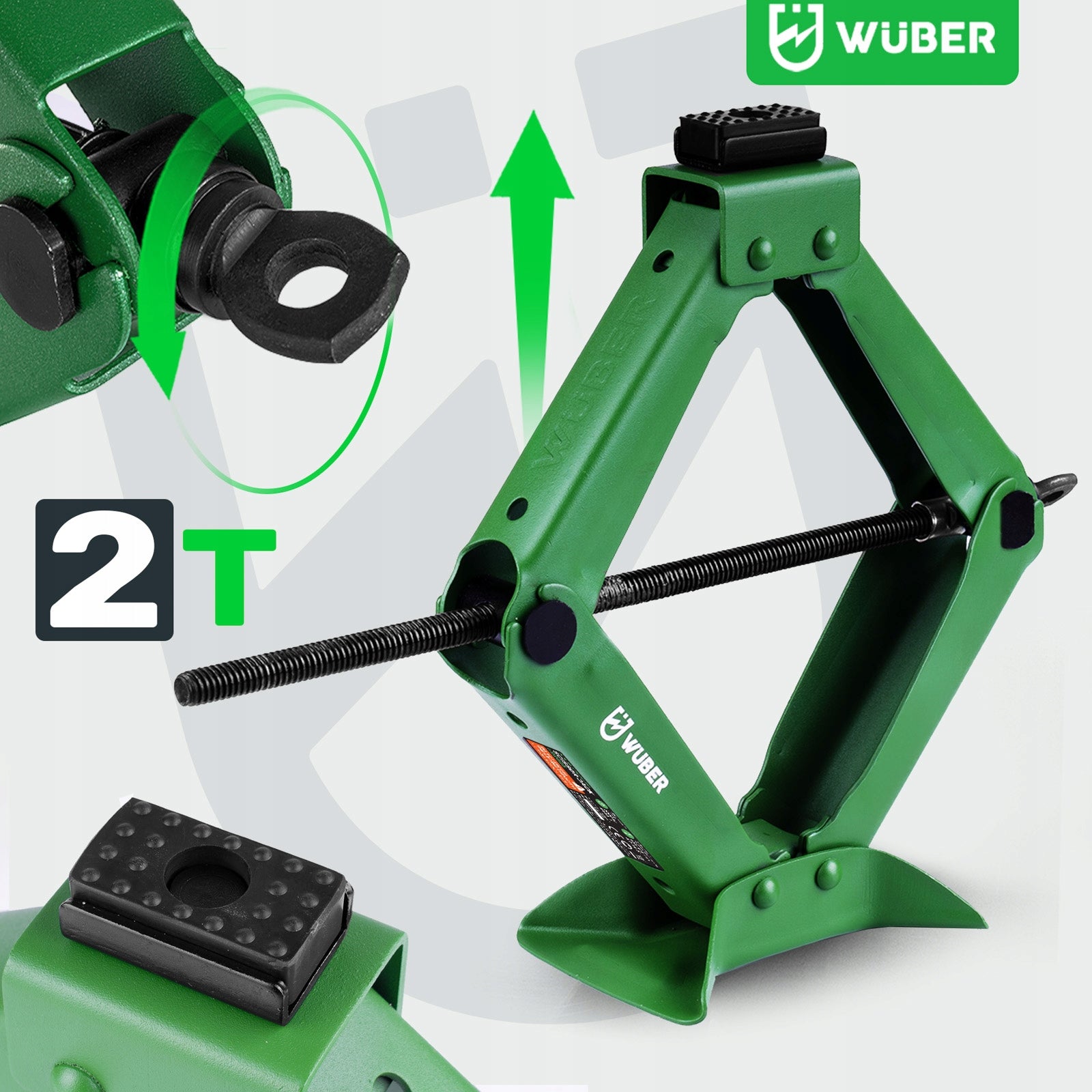 LEVER TRAPEZOIDAL CAR LIFT FOR WHEEL REPLACEMENT TRAPEZOID 2T 120-415 mm Manufacturer code W22046