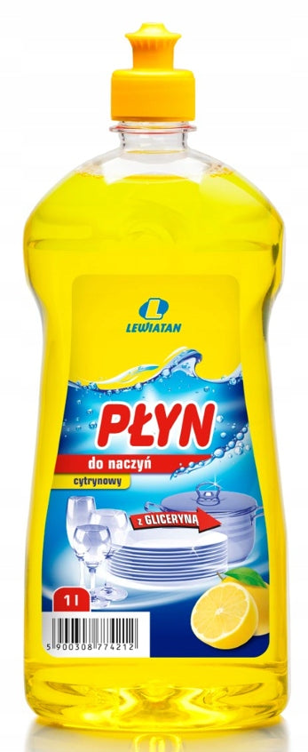 LEWIATAN DISHWASHING LIQUID LEMON 1L