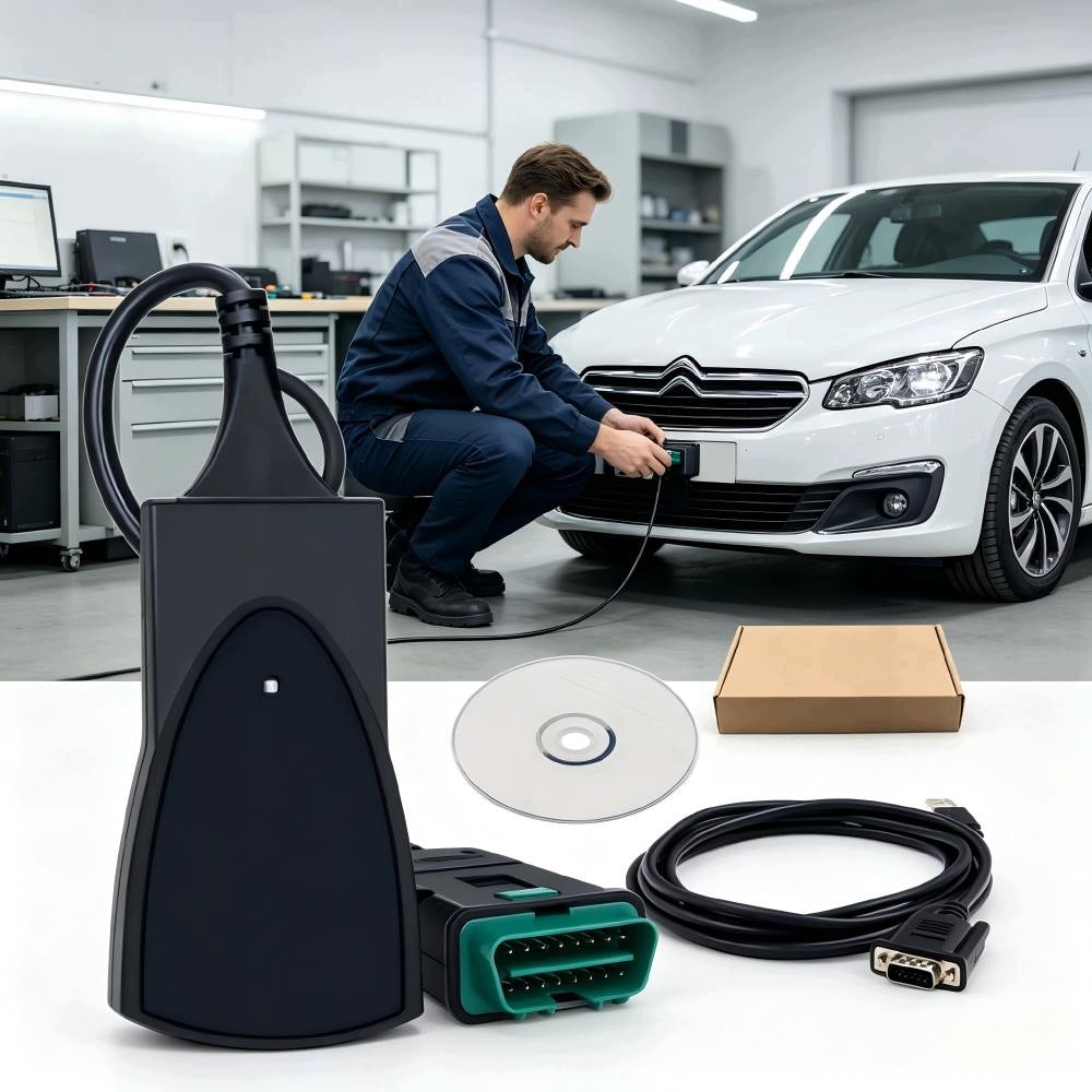 LEXIA 3 PP2000 CITROEN PEUGEOT DS OPEL Diagbox GOLD FULL CHIP 9.150 OBD2