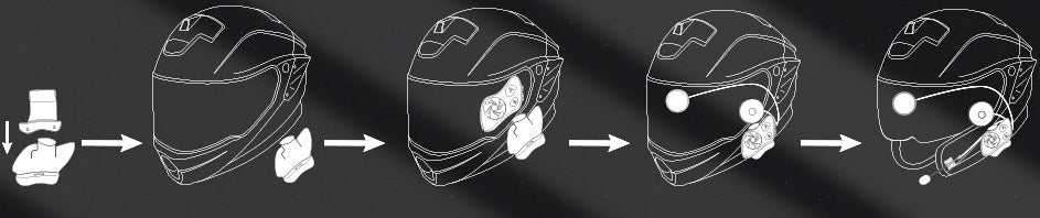 LEXIN FT4 PRO INTERCOM FOR HELMETS NOISE REDUCTION Manufacturer no brand