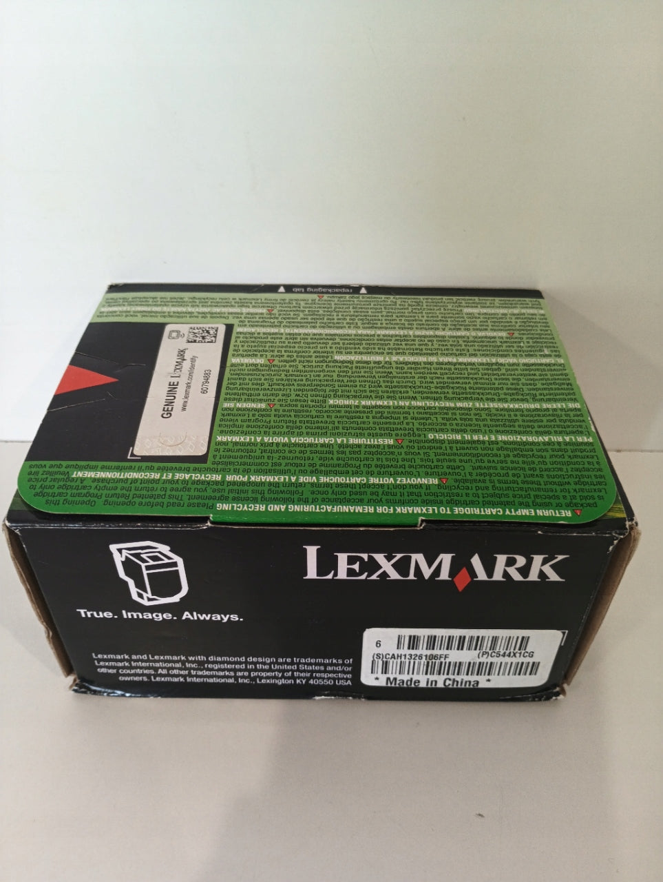 LEXMARK TONER C544X1CG CYAN ORIGINAL