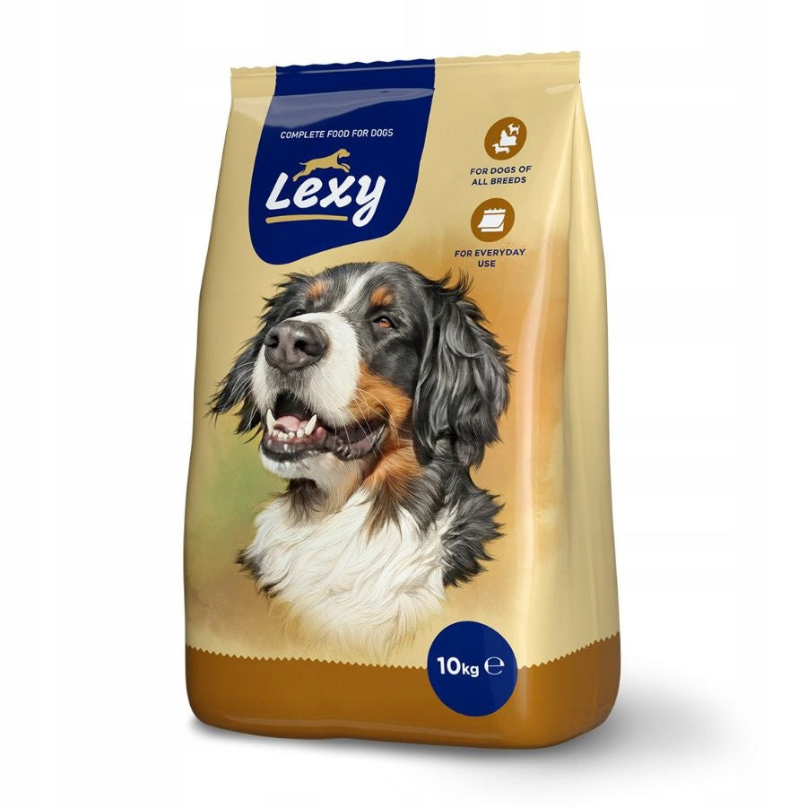 LEXY complete dry food for adult dogs ACTIVE Vitamins 10kg Brand Lexy