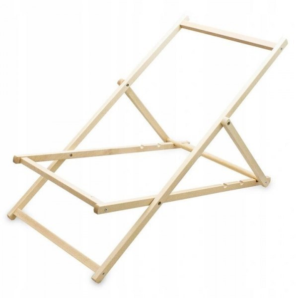 Klappbares Gartenbett Bituxx, weiß/gelb 