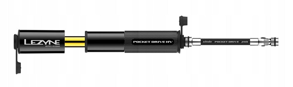 LEZYNE Pocket Drive HV ABS Flex Black Pump Manufacturer code LZN-1-MP-PKDRHV-V104