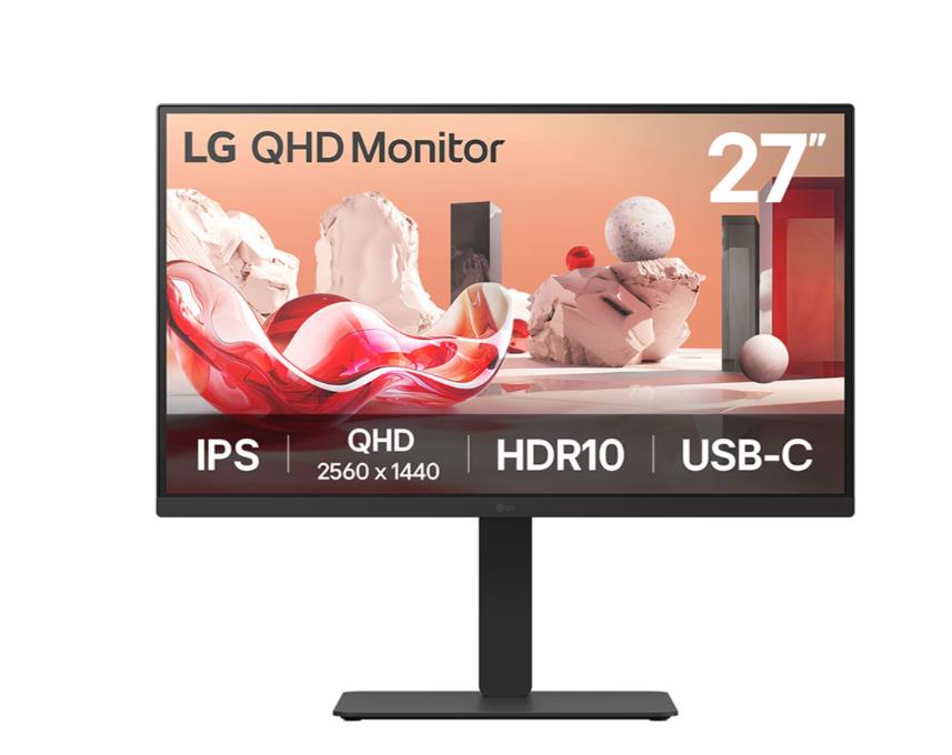LG 27BA75QB-B LCD monitor 27" 2560 x 1440 px IPS / PLS