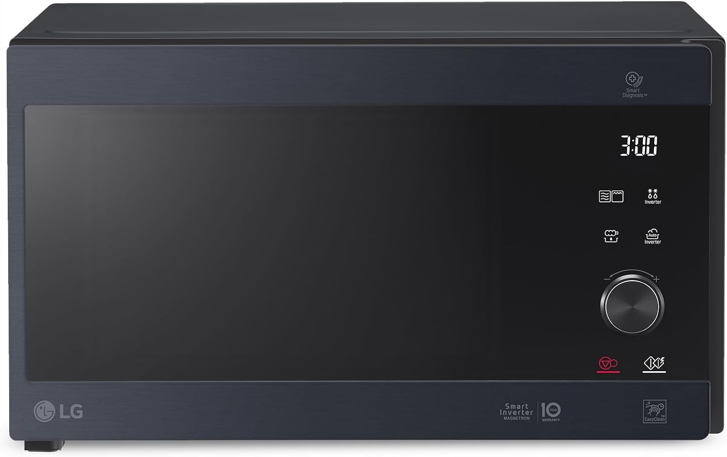 LG Microwave Grill MH6565CPW 1000W Smart Inverter 25L matt black Model MH6565CPW