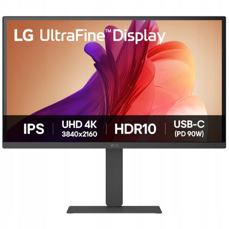 LG Monitor 27" UltraFine 27U730A-B 4K UHD 5ms USB-C HDMI DP Pivot Speakers
