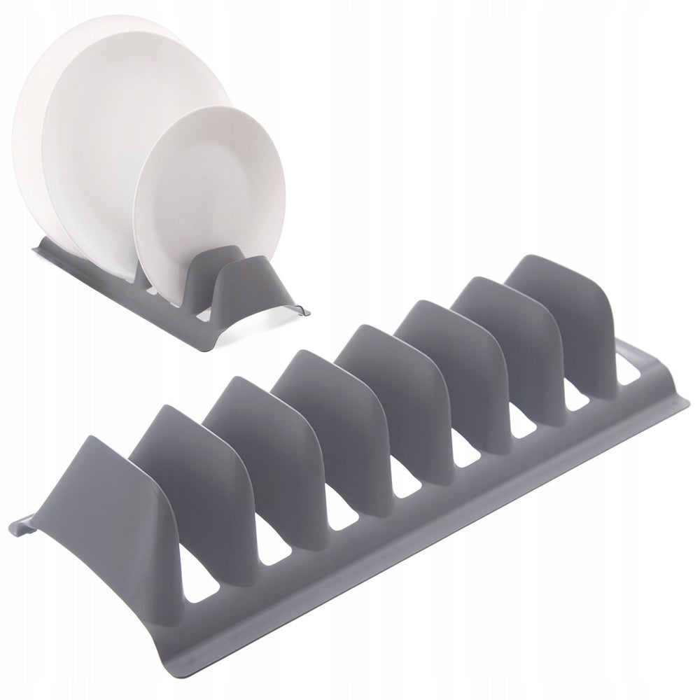 LID Stand PLATES Kitchen Organizer for Cabinet Drawer Grey