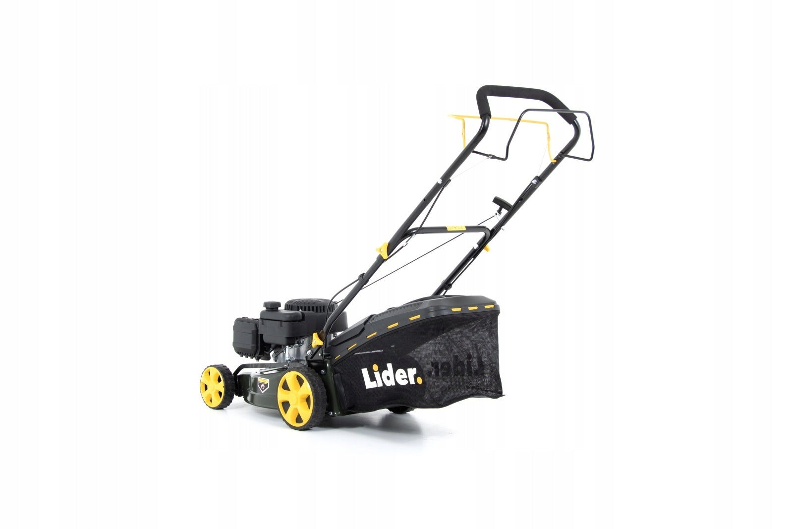 LIDER LAWN MOWER WITH DRIVE 123CC LIGHT STRONG MANEUVERABLE 41CM Basket capacity 40 l