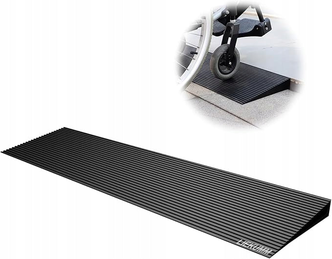 LIEKUMM Rubber threshold ramp 3,5 cm 650 kg anti-slip black