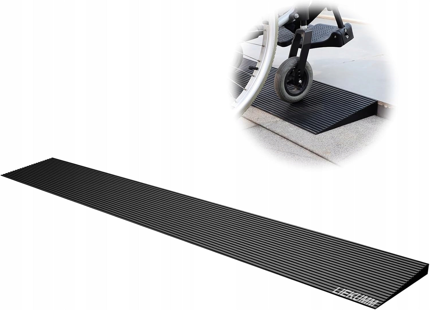 LIEKUMM wheelchair rubber ramp 1,5 cm, threshold strip, P1281