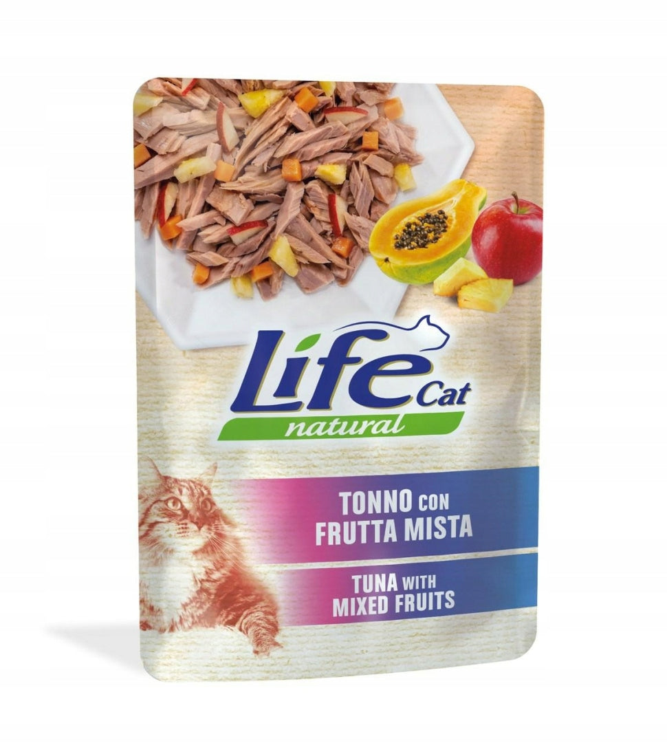 LIFE CAT TUNA + MIXED FRUIT sachet 70g