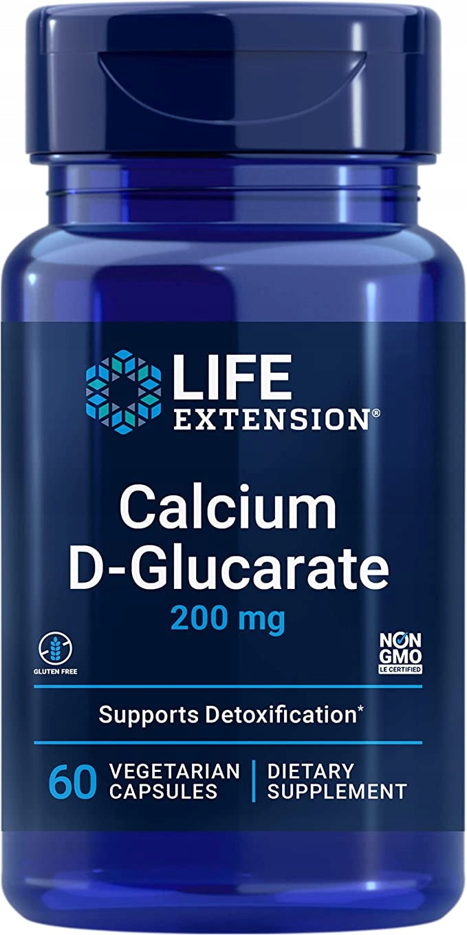 LIFE EXTENSION Calcium D-Glucarate 200 mg 60 kaps