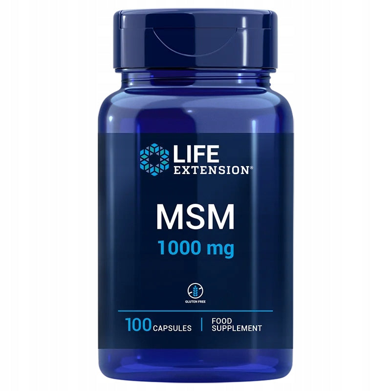 LIFE EXTENSION Sulphur MSM - Methylsulfonylmethane EU (100 caps.)