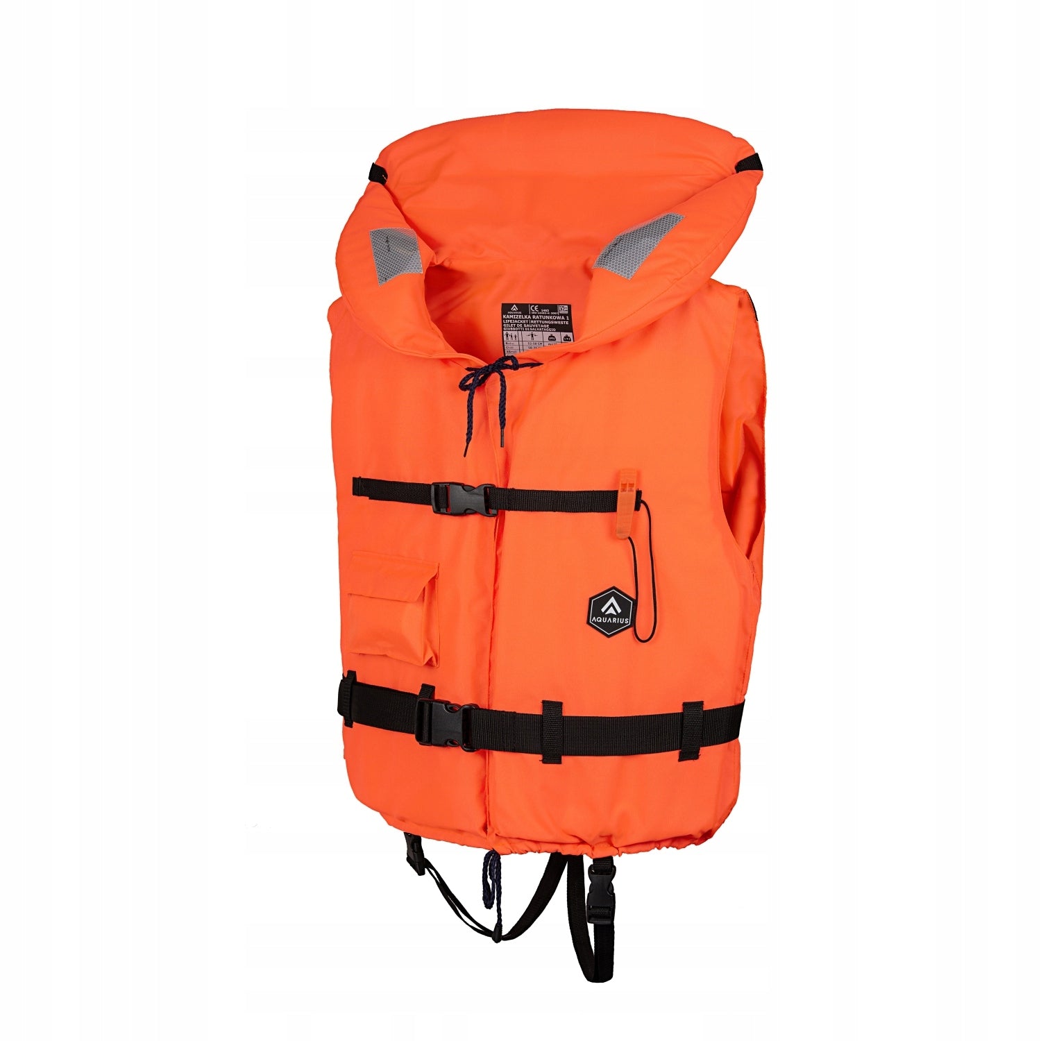 LIFE JACKET AQUARIUS LIFE VEST r. M 50-60KG 100N CE ISO PRS CERTIFICATE Packaging status original