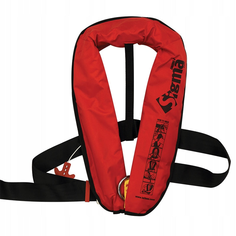 LIFE JACKET PNEUMATIC AUTOMATIC LALIZAS SIGMA 170N 72081 For multipurpose