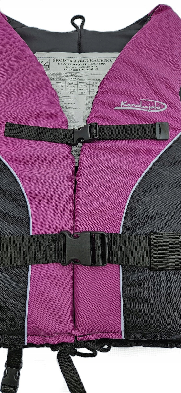 LIFE VEST BOAT KAYAK SAFETY VEST L 50-60 kg WOMEN'S FOR WOMEN Model Standard