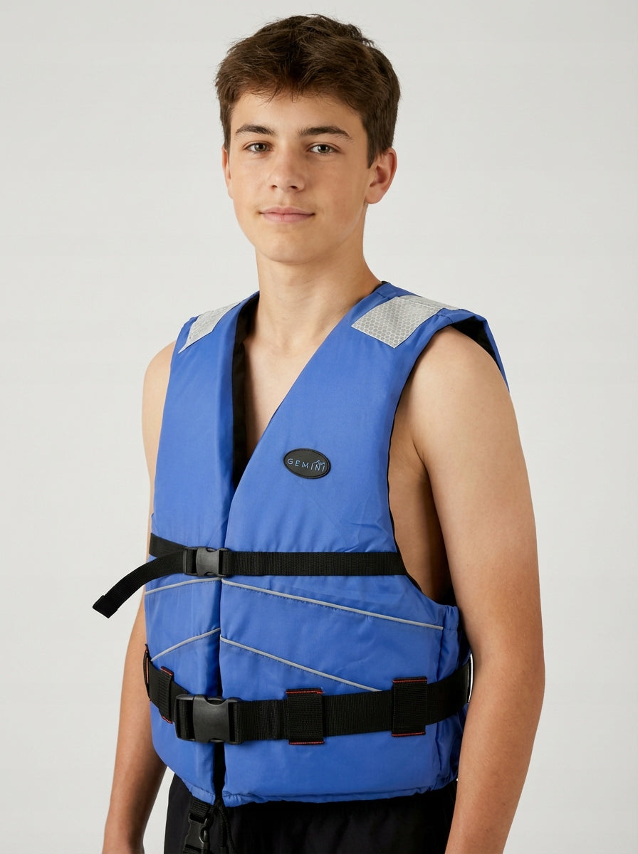 LIFE VEST CHILDREN'S 25-40KG KAYAK SUP BOAT SAFETY VEST STEP BELT Model Standard