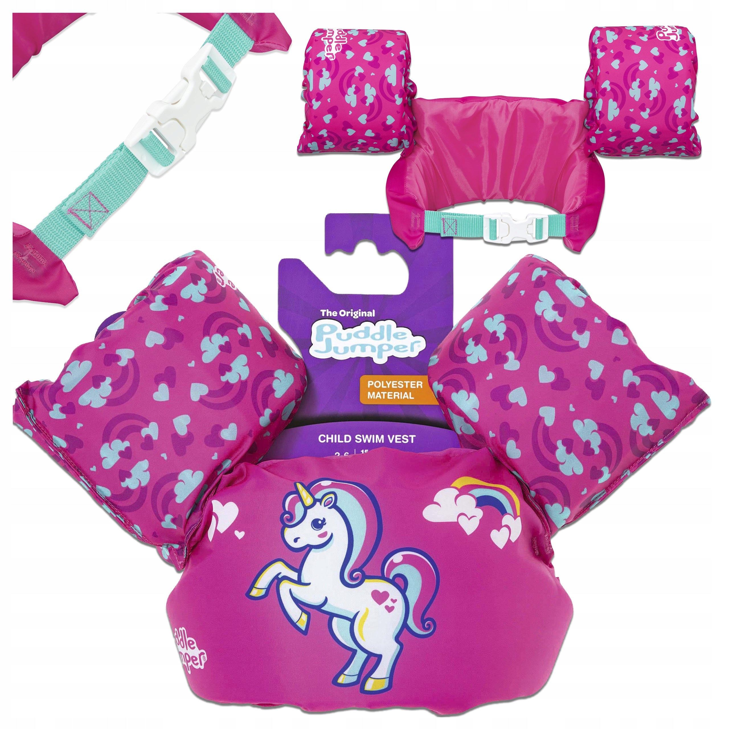 LIFE VEST CHILDREN'S SWIMMING LESSONS BESTWAY 9012H VEST WITH SLEEVES 2+ Manufacturer code STR-9012H/26