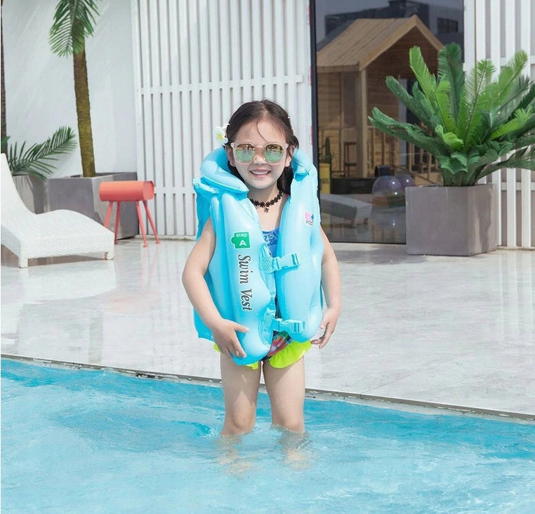 LIFE VEST RESCUE INFLATABLE VEST FOR CHILDREN 12-25kg COLORS Type lifeguard