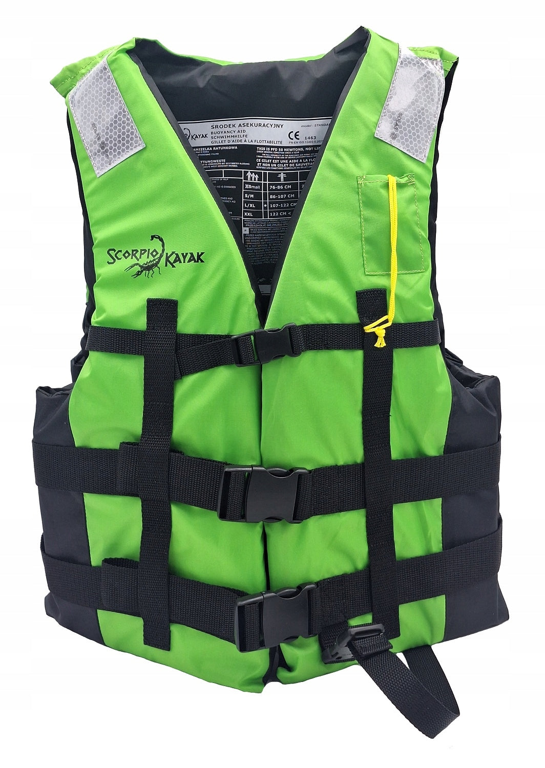 LIFE VEST SAFETY VEST FOR KAYAK RAFTING FOR CHILDREN XS 25-40kg Manufacturer code SCORPIO KAYAK