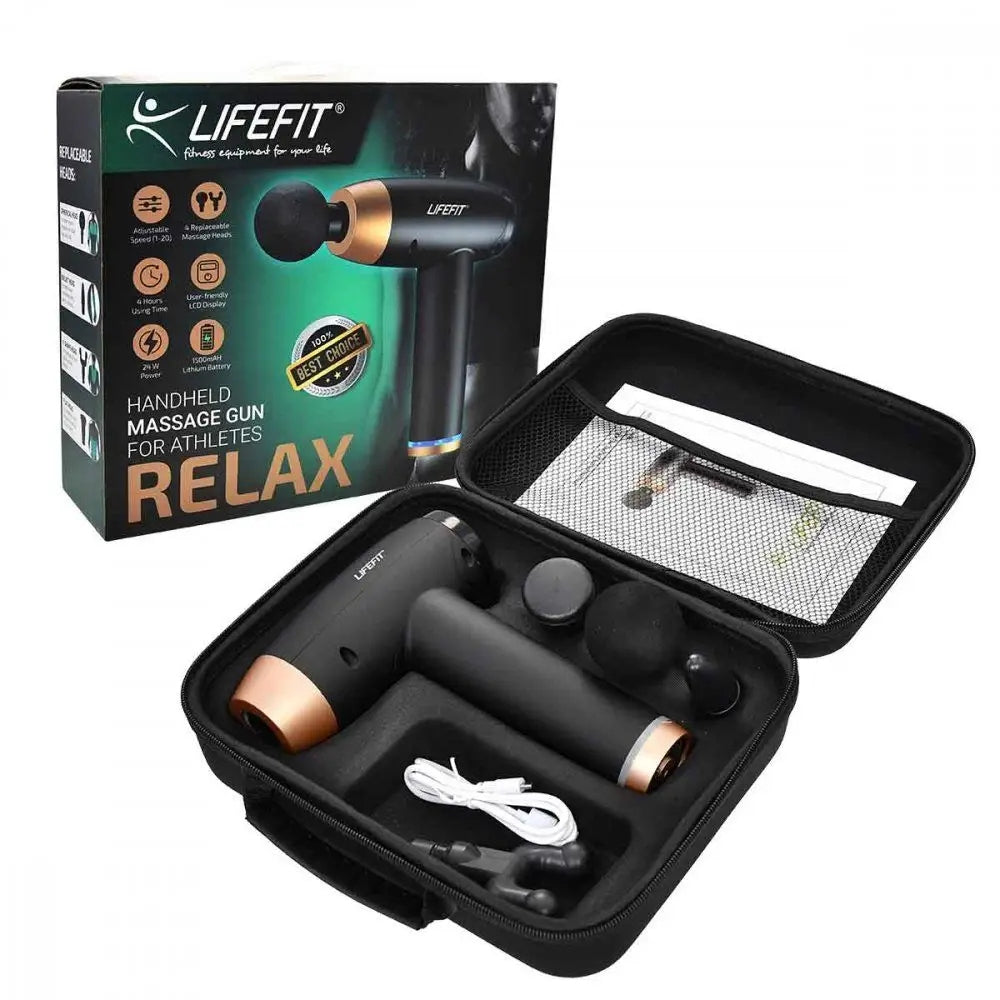 LIFEFIT masážní pistole Relax, černá Manufacturer code 4891223132502