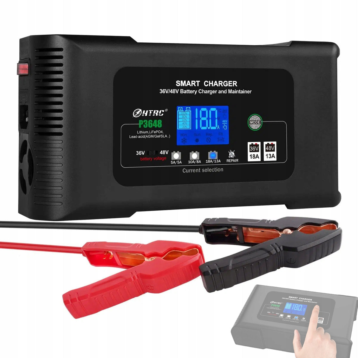 LIFEPO4 Battery Charger Rectifier with 36-48V Repair Function